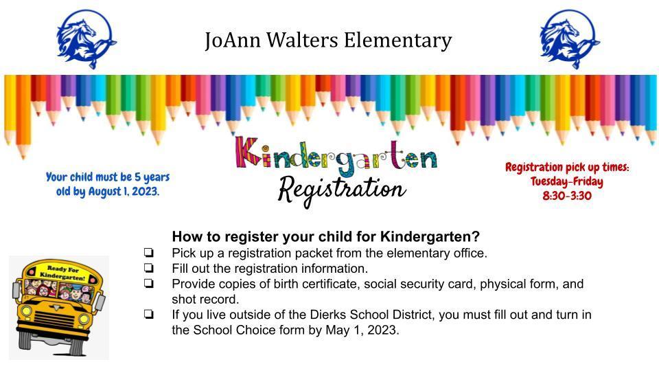 Kindergarten registration 23-24
